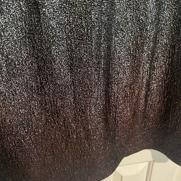 Silver Sparkle Party Dress Plus Size V Neck 3/4 Sleeve Evening‎ Cocktail - Picture 5 of 10